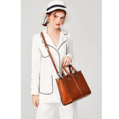 Sac à bandoulière pour femme – Cuir véritable | Mode & Fonctionnalité