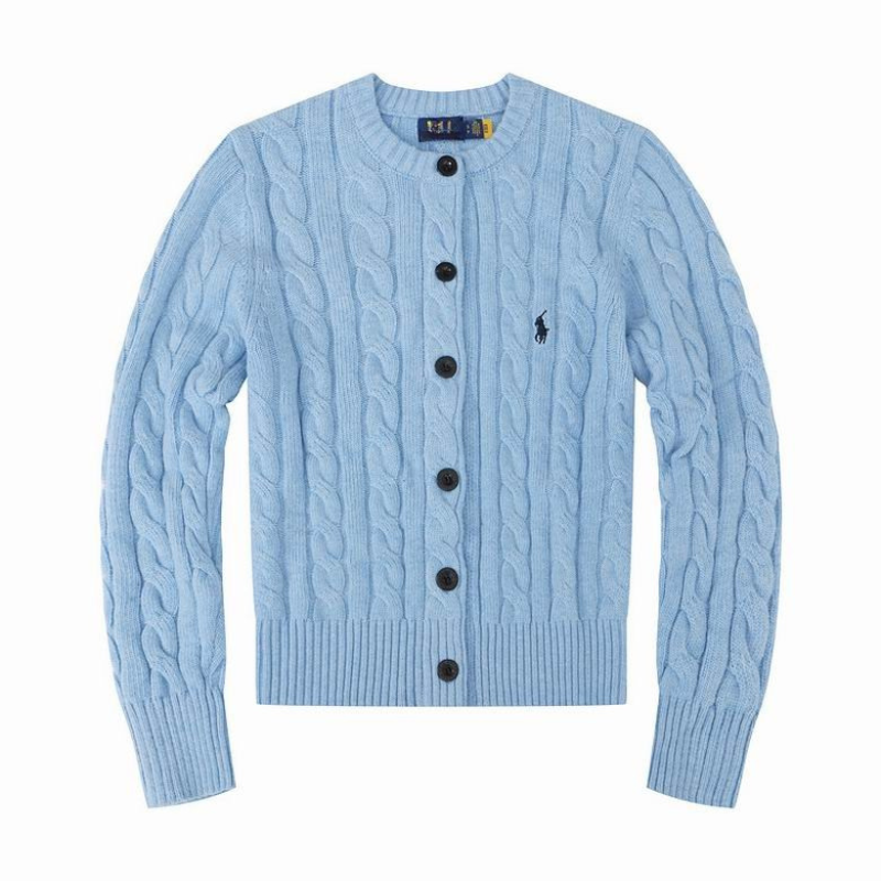Autumn Winter Women’s Embroidered Knit Cardigan – Cozy Crew Neck Sweater Jacket