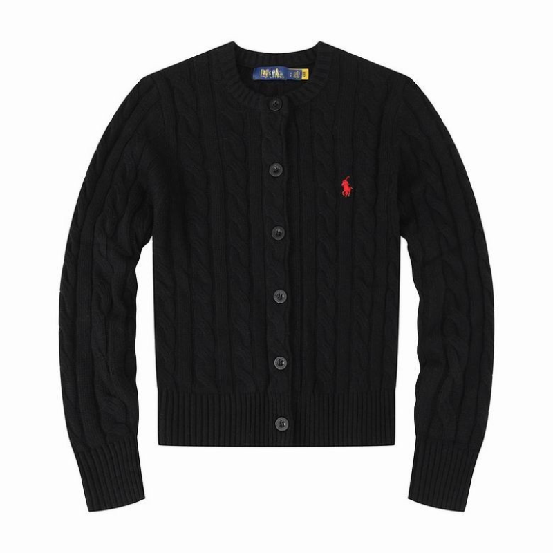 Autumn Winter Women’s Embroidered Knit Cardigan – Cozy Crew Neck Sweater Jacket