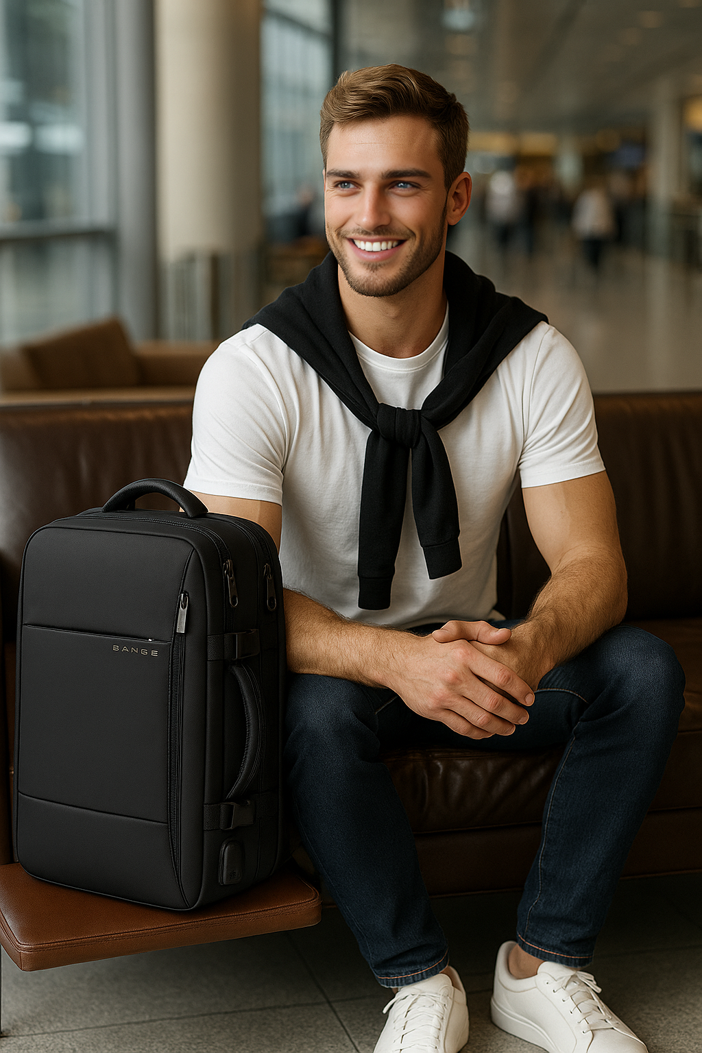 Expandable Waterproof Travel Backpack – Fits 17.3" Laptop – Large Capacity for Travel, Business & Outdoor – Unisex