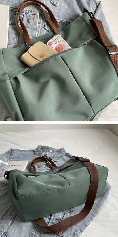 Stylish Nylon Women Tote Bag - Ultra-Light, Extra-Spacious — The Tote Bag That Follows Your Routine Without Weighing You Down