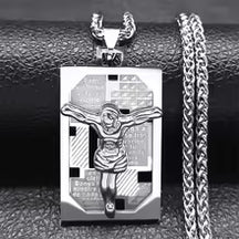 Medaglia della Vergine Maria Collana con ciondolo Nostra Signora di Guadalupe Collana unisex in acciaio inossidabile color oro