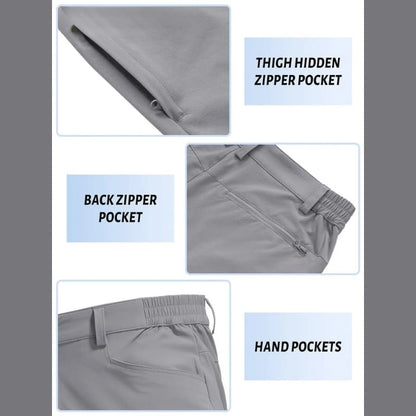 MIAMI TAC - Pantalon de randonnée à séchage rapide pour hommes – Léger, extensible & Imperméable